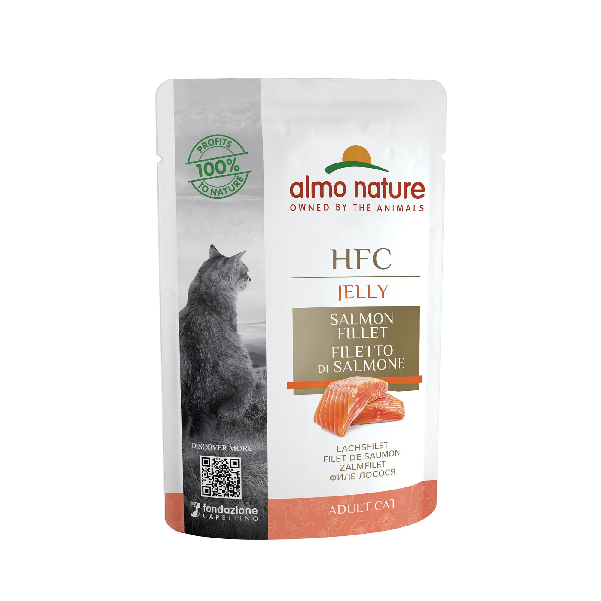 Almo Nature Nourriture humide pour chats 'HFC Jelly' Saumon