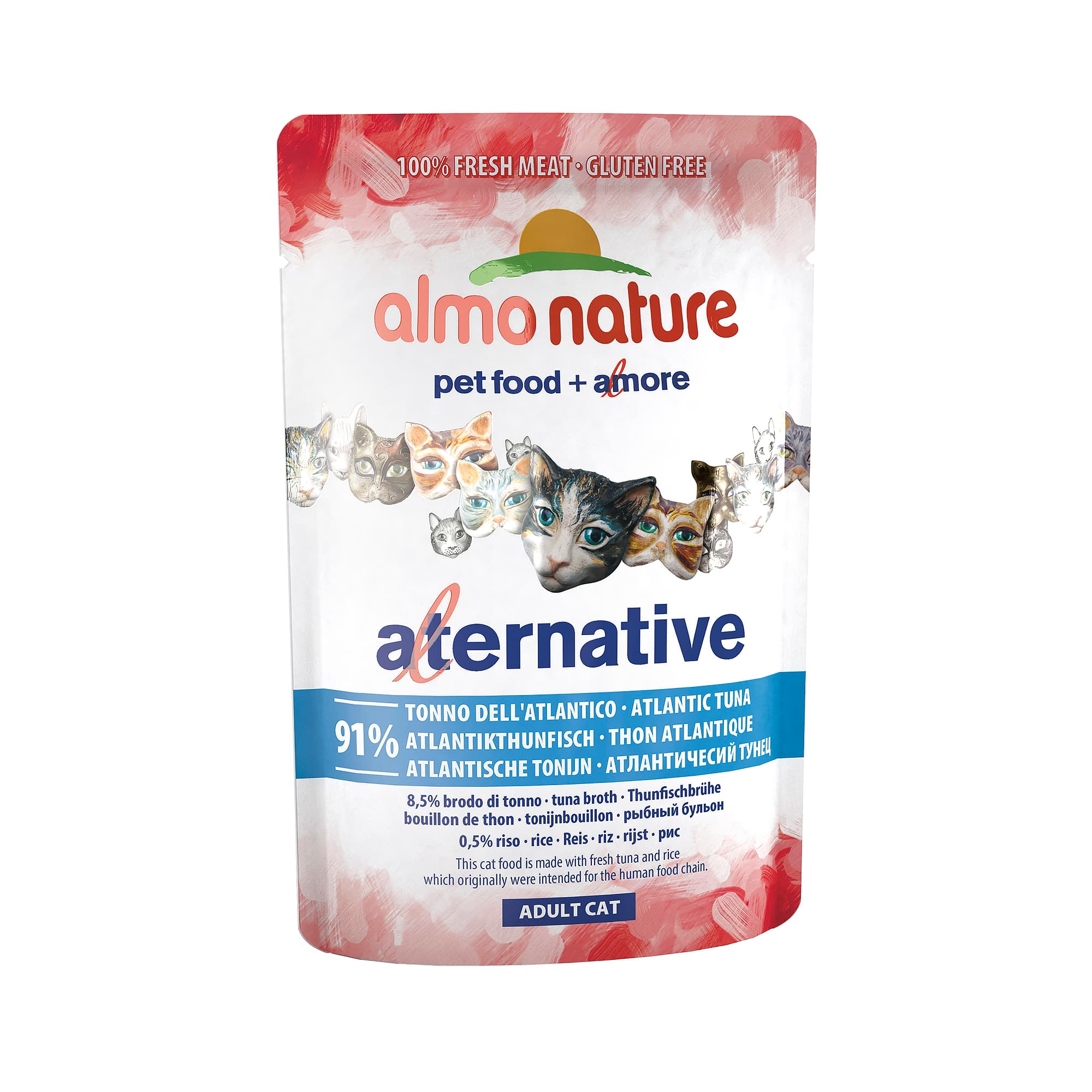 Almo Nature aliment humide pour chat 'Natural Plus' Atlantikthu.