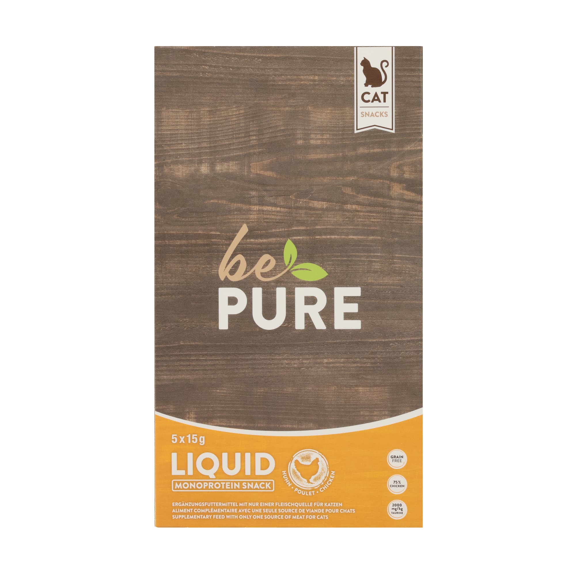 bePure Cat Snack 'Poulet Crémeux Liquide'
