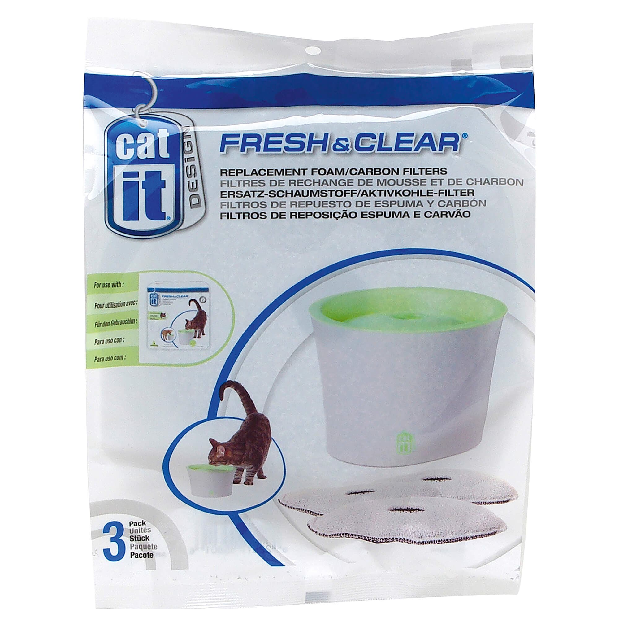 Filtre de rechange Catit Fresh & Clear 3 pièces