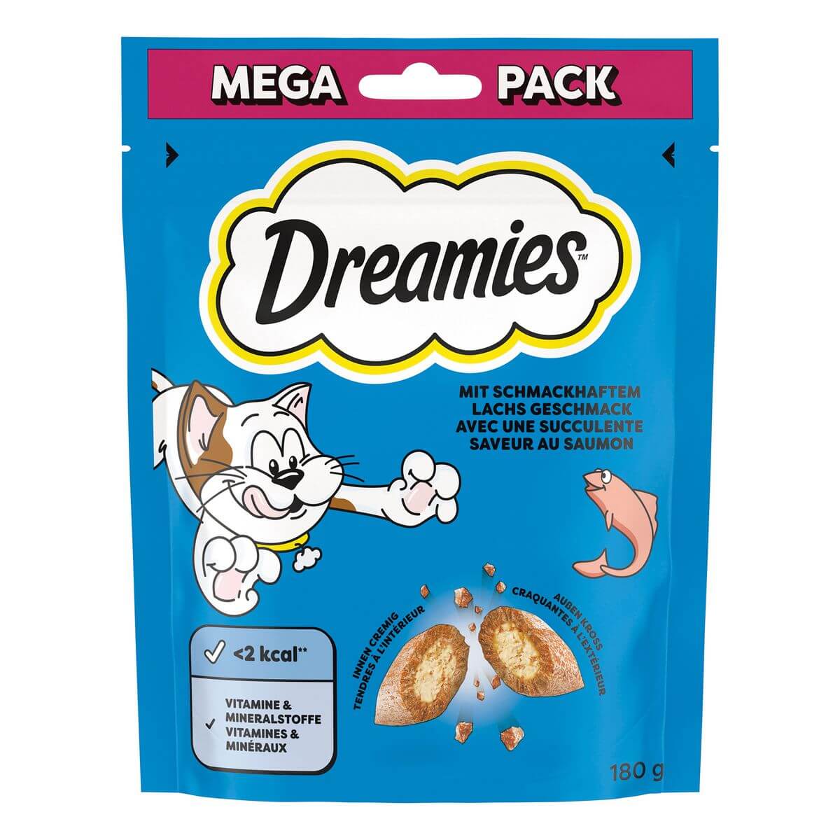Saumon snack Dreamies Cat