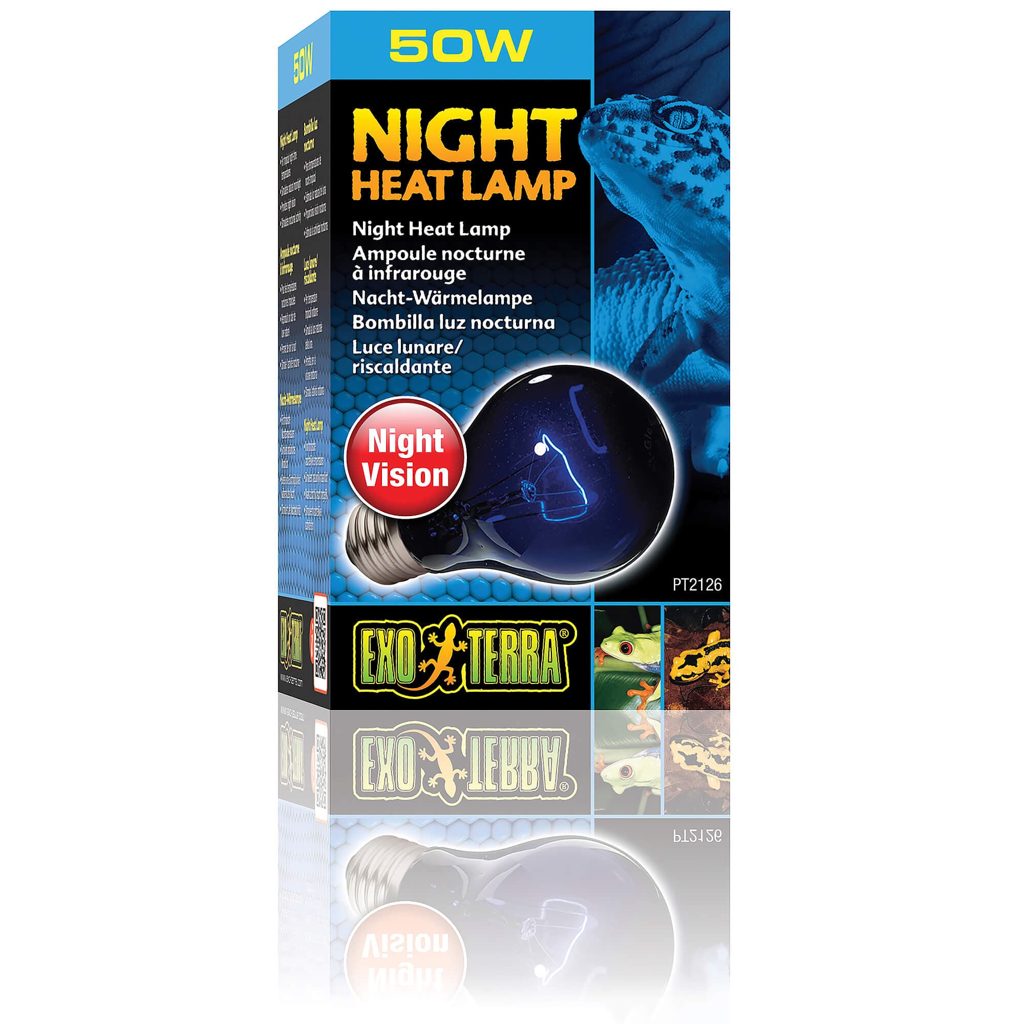 Lampe chauffante de nuit pour terrarium Exo Terra 'Lampe chauffante de nuit A19'