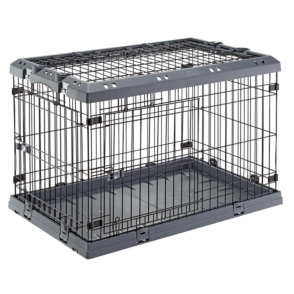 Ferplast Chenil pour chien 'Superior 90' gris/noir