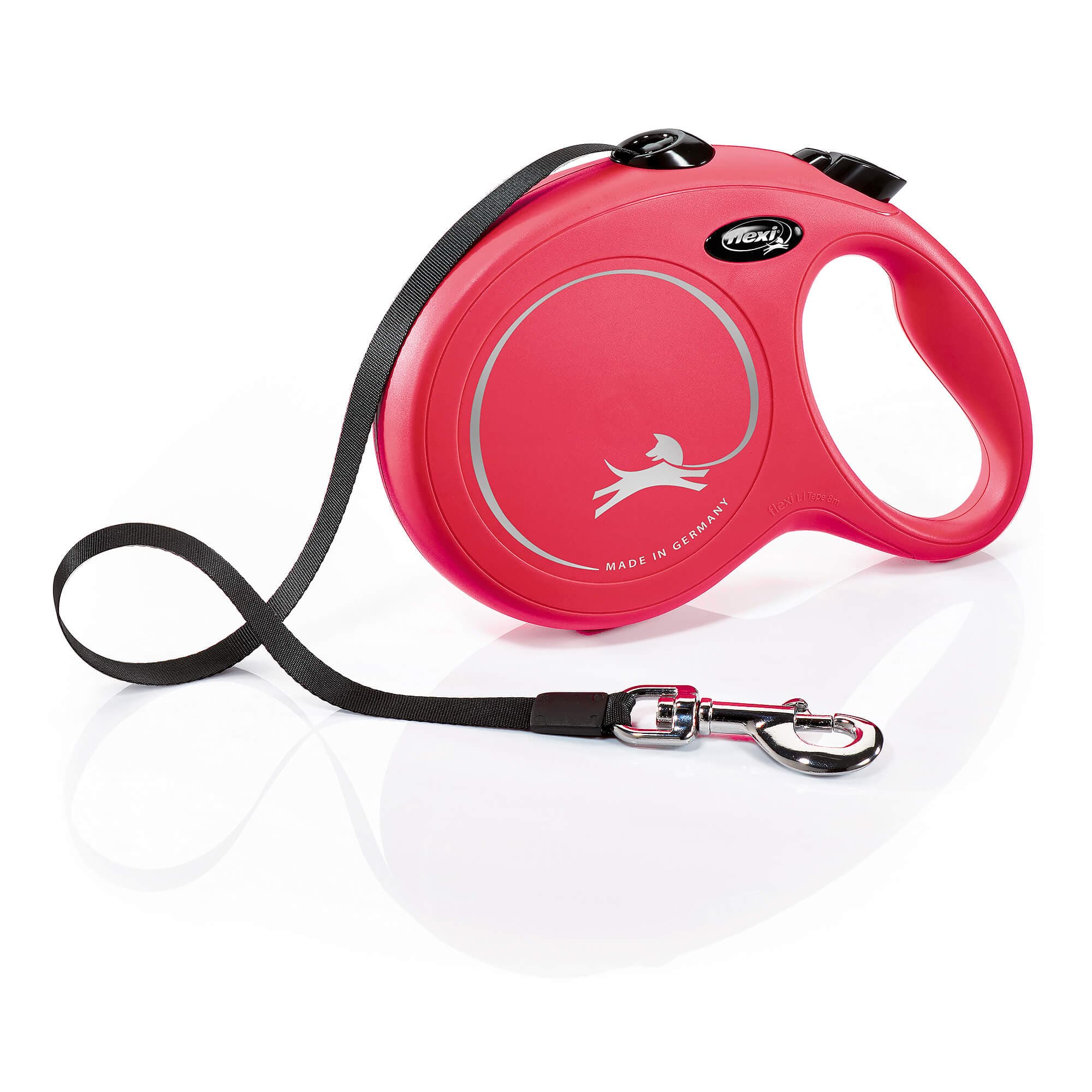 flexi Chien Laisse Rétractable 'New Classic' rouge, L