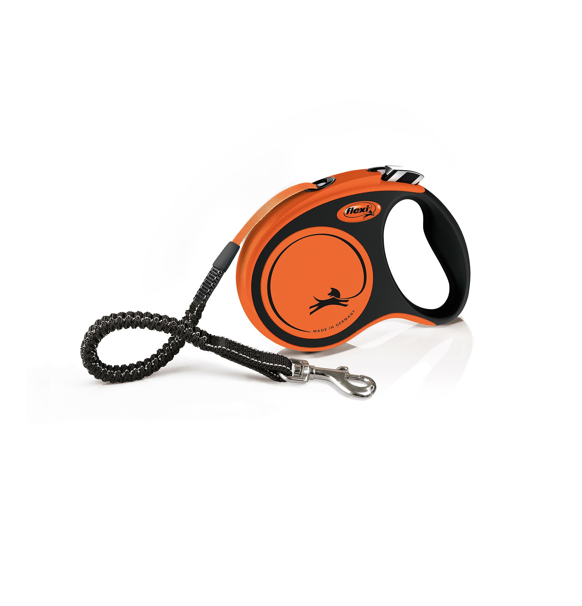 flexi Chien Laisse Rétractable 'Xtreme Tape' M orange