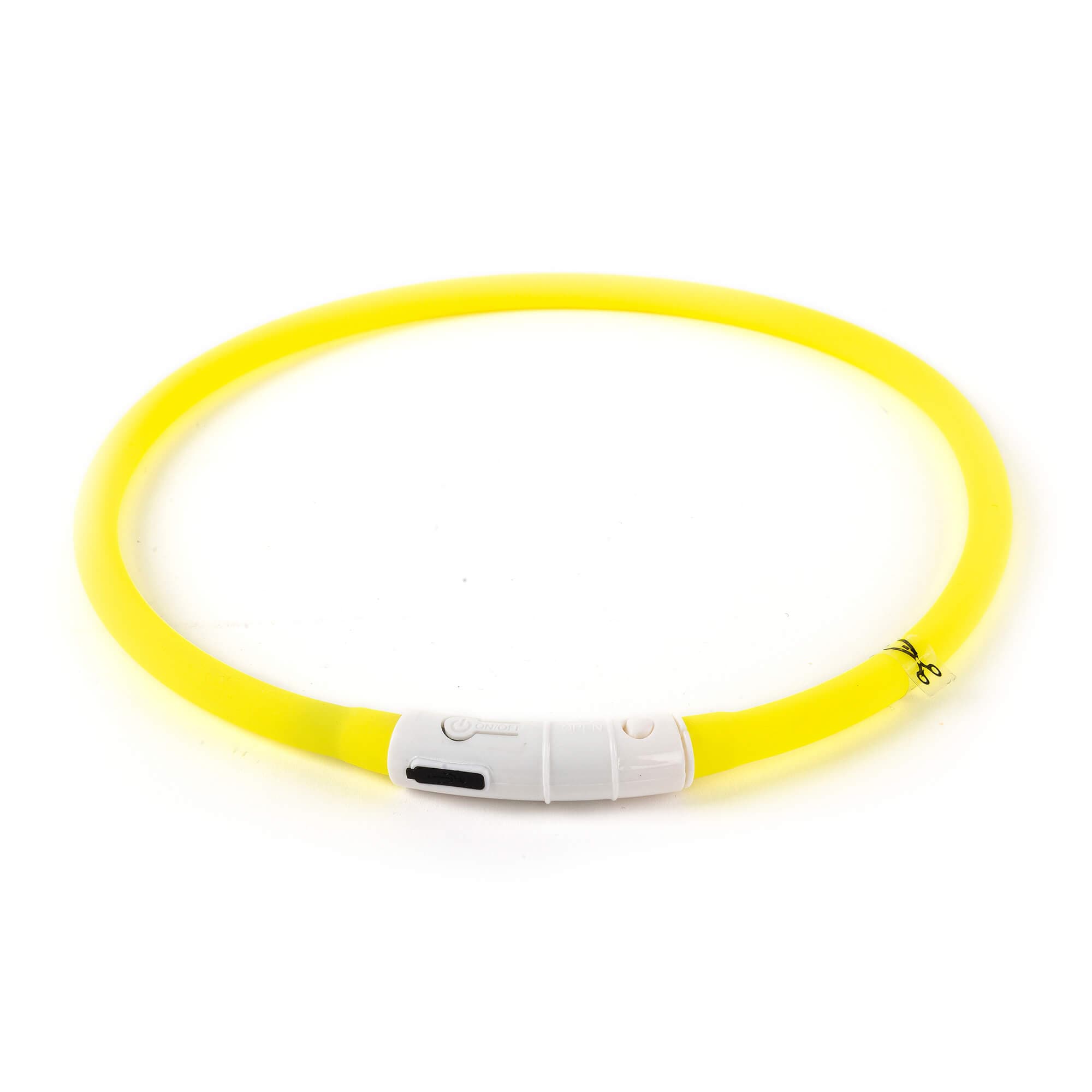 Freezack Chien Anneau Lumineux 'Flash Ring' jaune