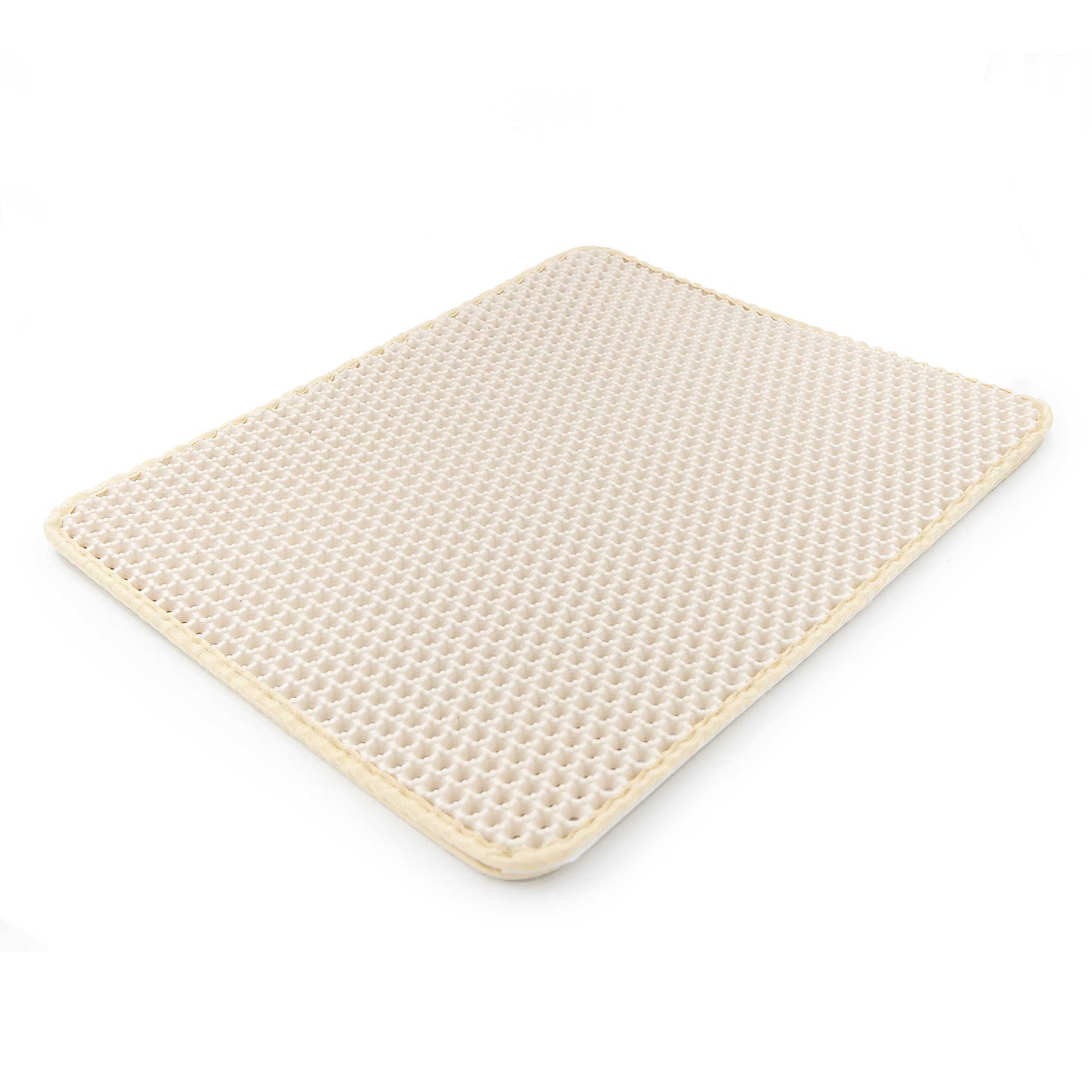 Freezack Tapis de Toilette Chat 'Velcro' crème