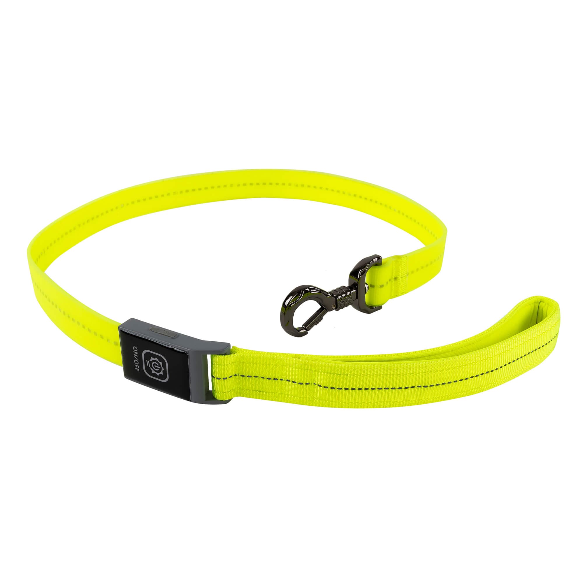Freezack Laisse pour chien Luminous 'PVC Light-Leash' jaune