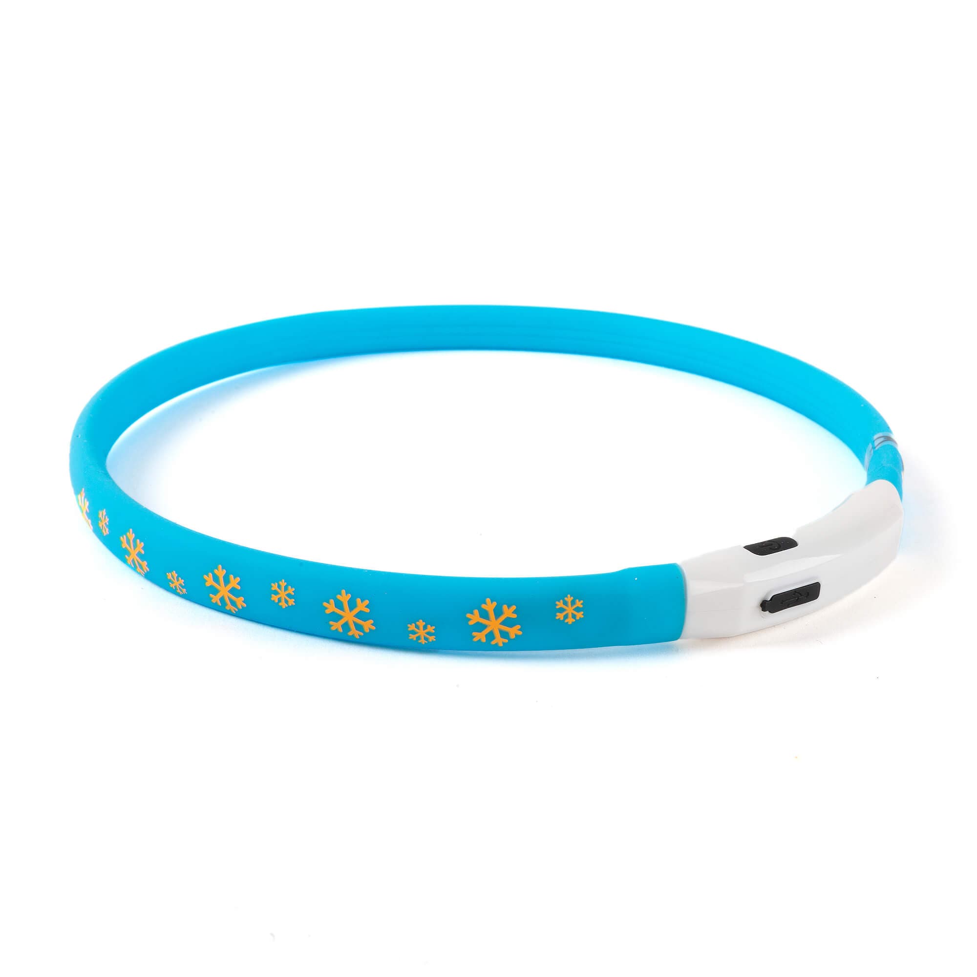 Freezack Chien Anneau Lumineux 'Flash Ring' bleu neige