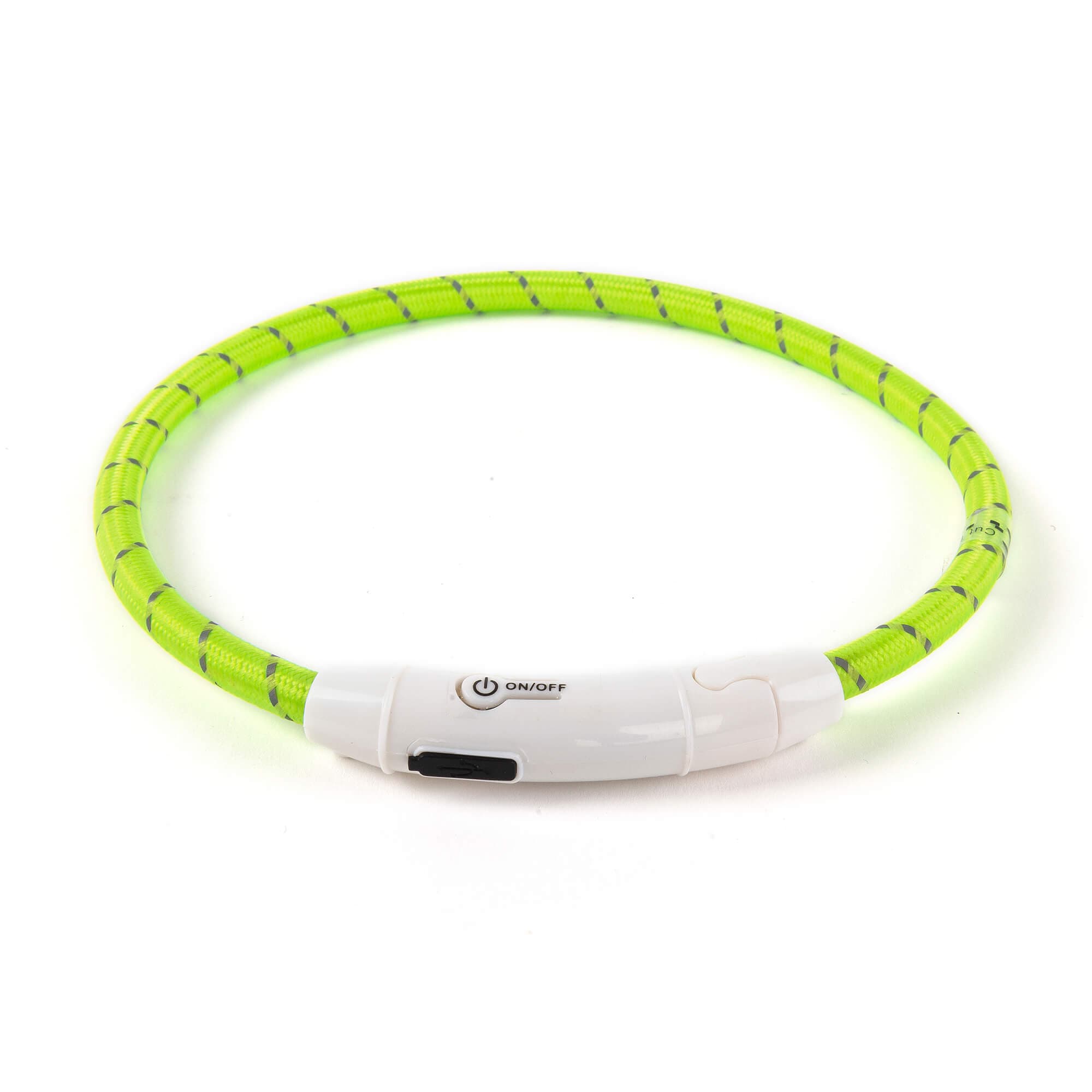 Freezack Dog Ring Réfléchissant 'Flash Ring' vert L
