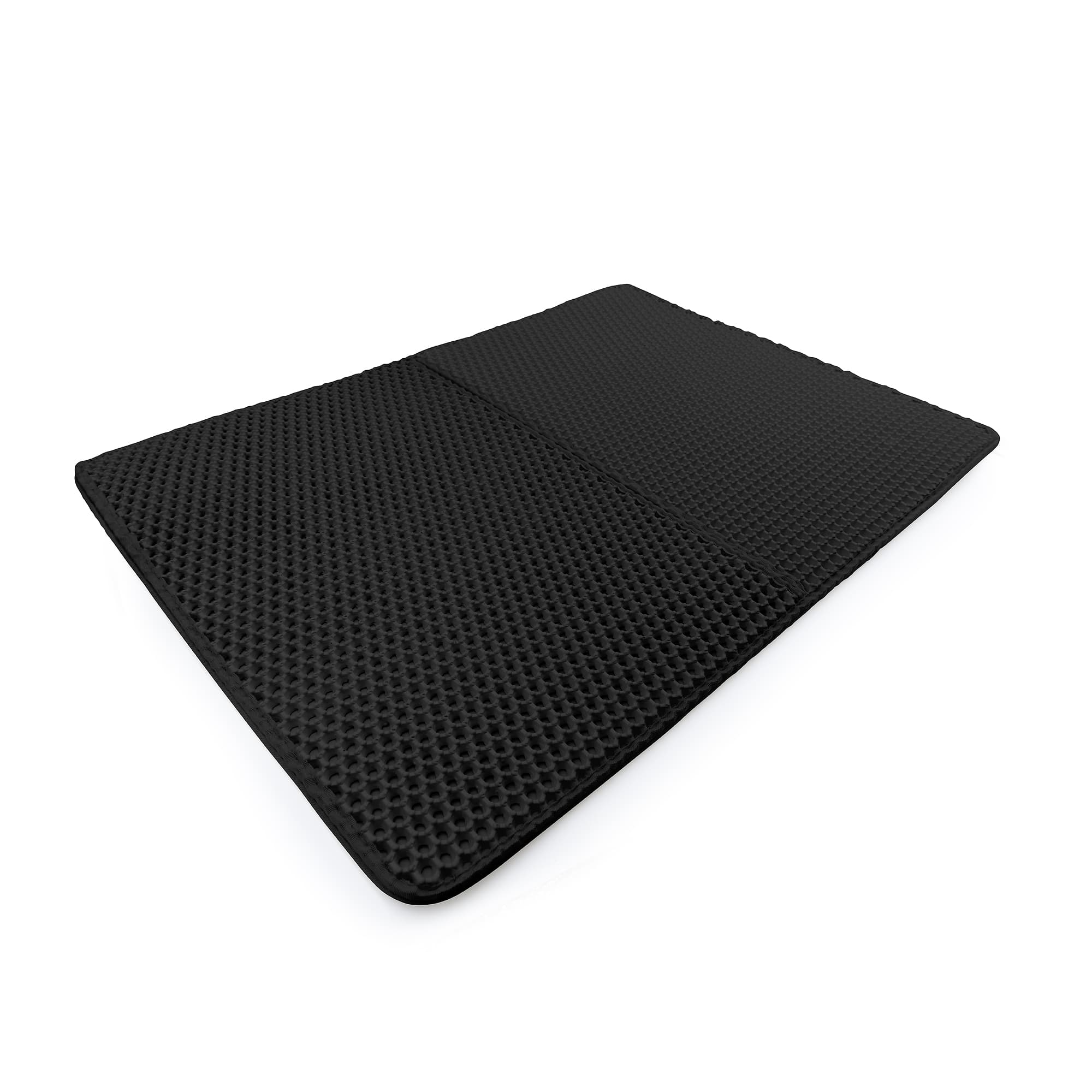 Freezack Tapis de Toilette Chat 'Velcro' noir pliable