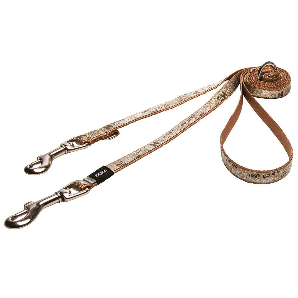 rogz Laisse pour chien 'Trendy' marron M