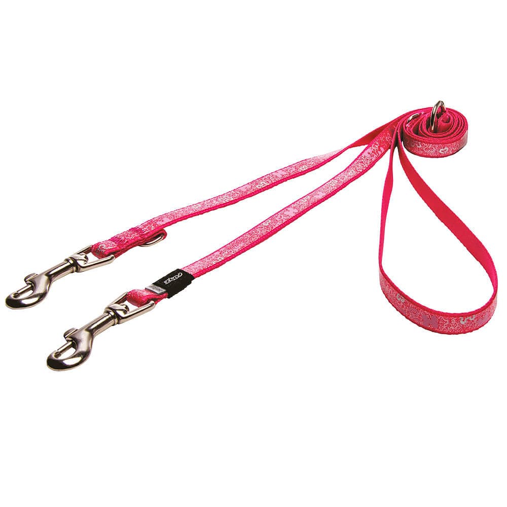 rogz Laisse pour chien 'Trendy' rose S