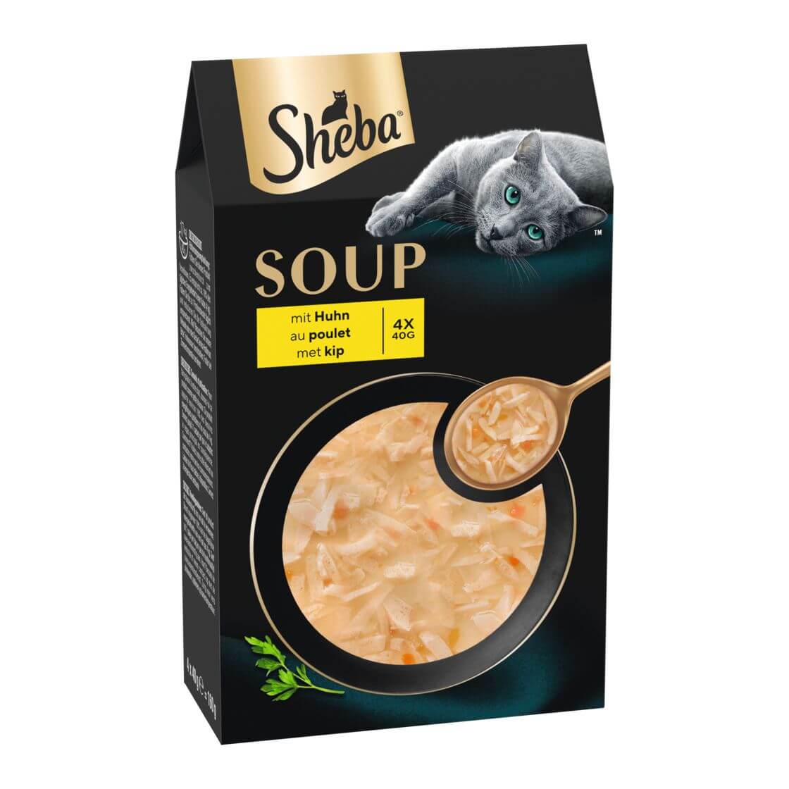 Complément alimentaire Sheba Cat Soupe classique poulet br.