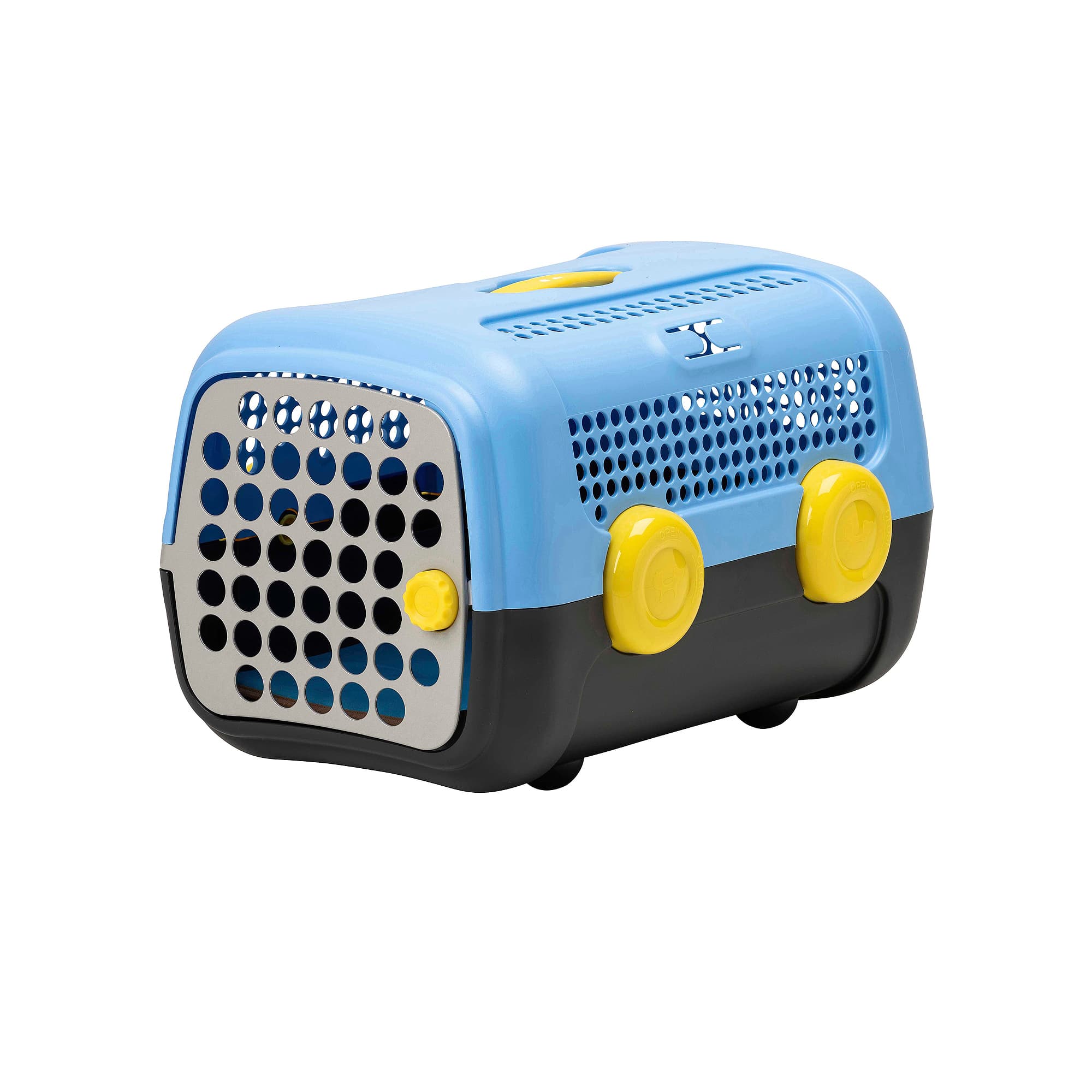 United Pets Boîte de transport pour chiens 'A.U.T.O.' bleu/gris